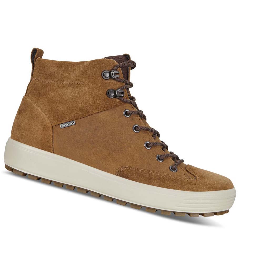 Ecco Soft 7 Tred Gtx High Stövlar Herr Kaffe Bruna | SE 445PJJ